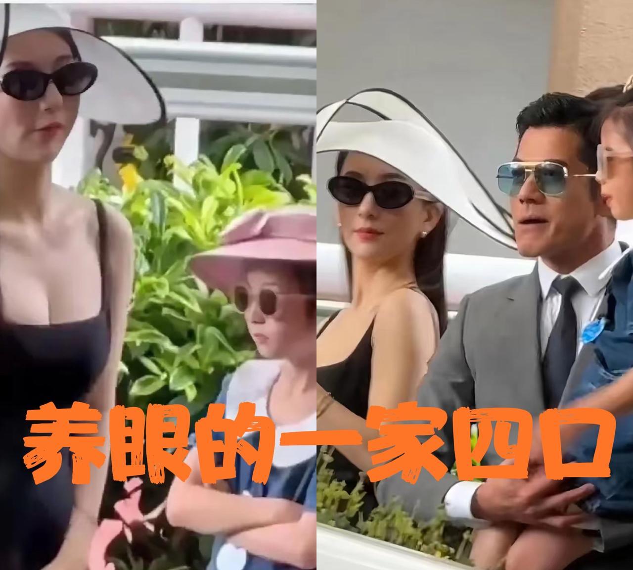 看到这张照片才明白郭富城为何最终选择了方媛。大女儿郭咏希在商场上当众叛逆，撅嘴