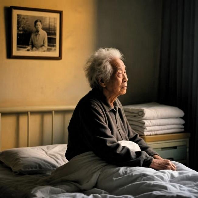 一位99岁的老太太，趁家人没注意的时候，自己偷偷在家里喝了一点白酒，并且服用了几