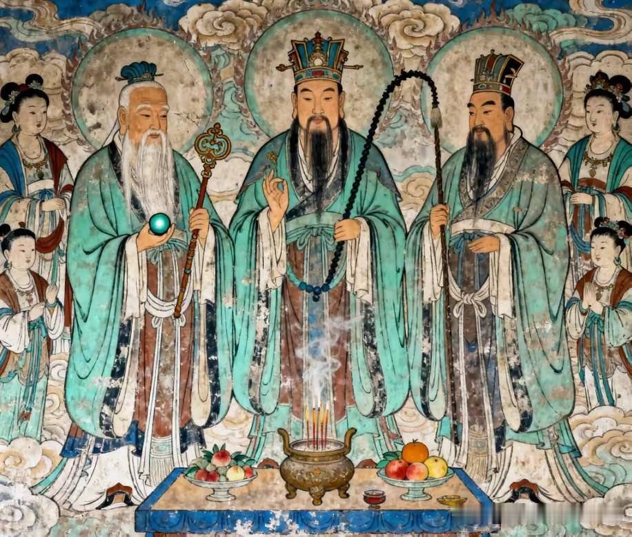 张角兄弟仨在河北那边揭竿而起那会儿，喊了一句苍天已死黄天当立的话，三十万人都把黄