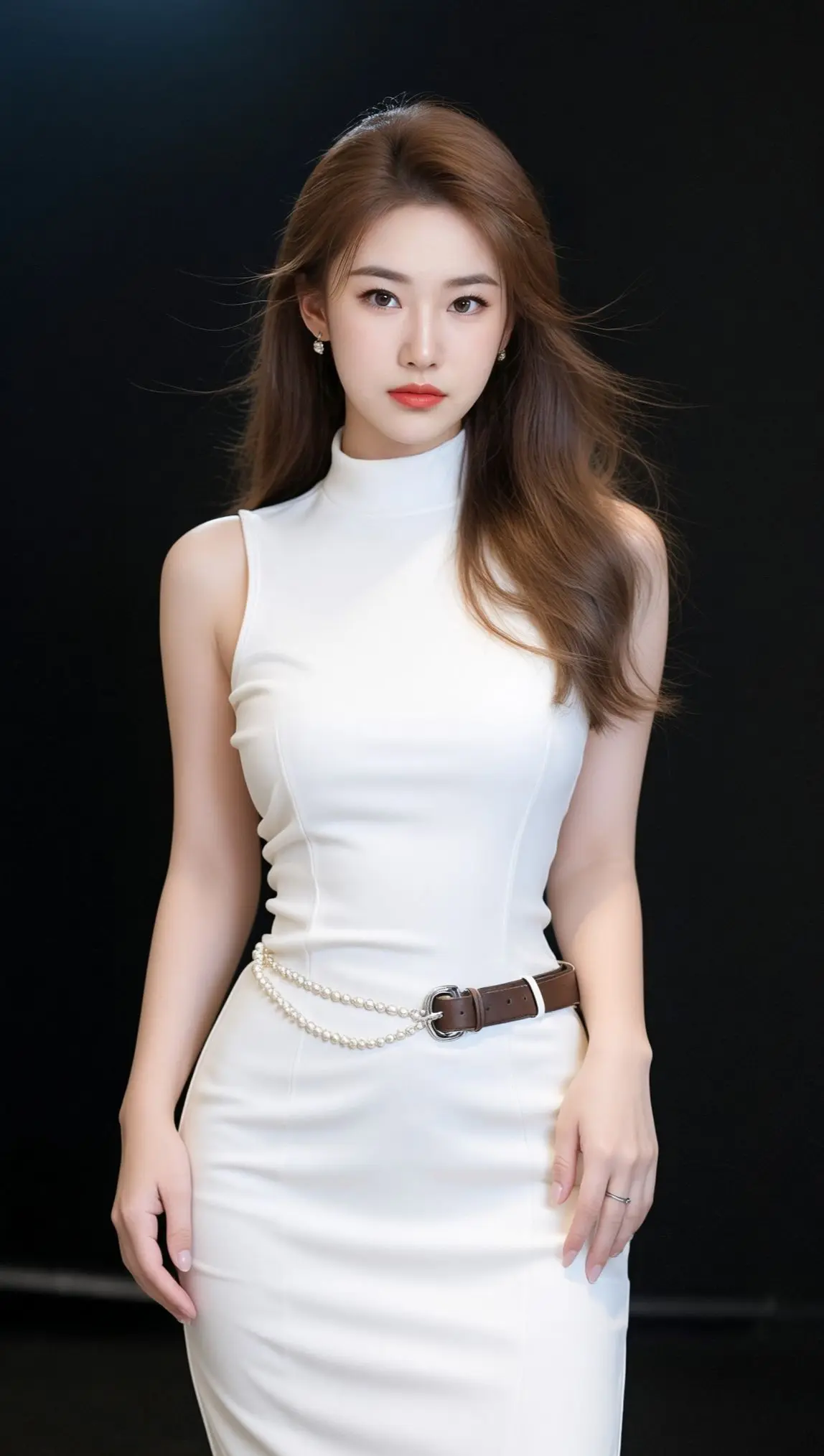 AI高领珍珠写真 ai创作