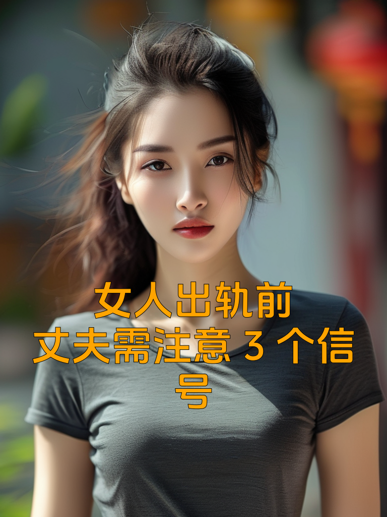女人出轨前，丈夫需注意3个信号