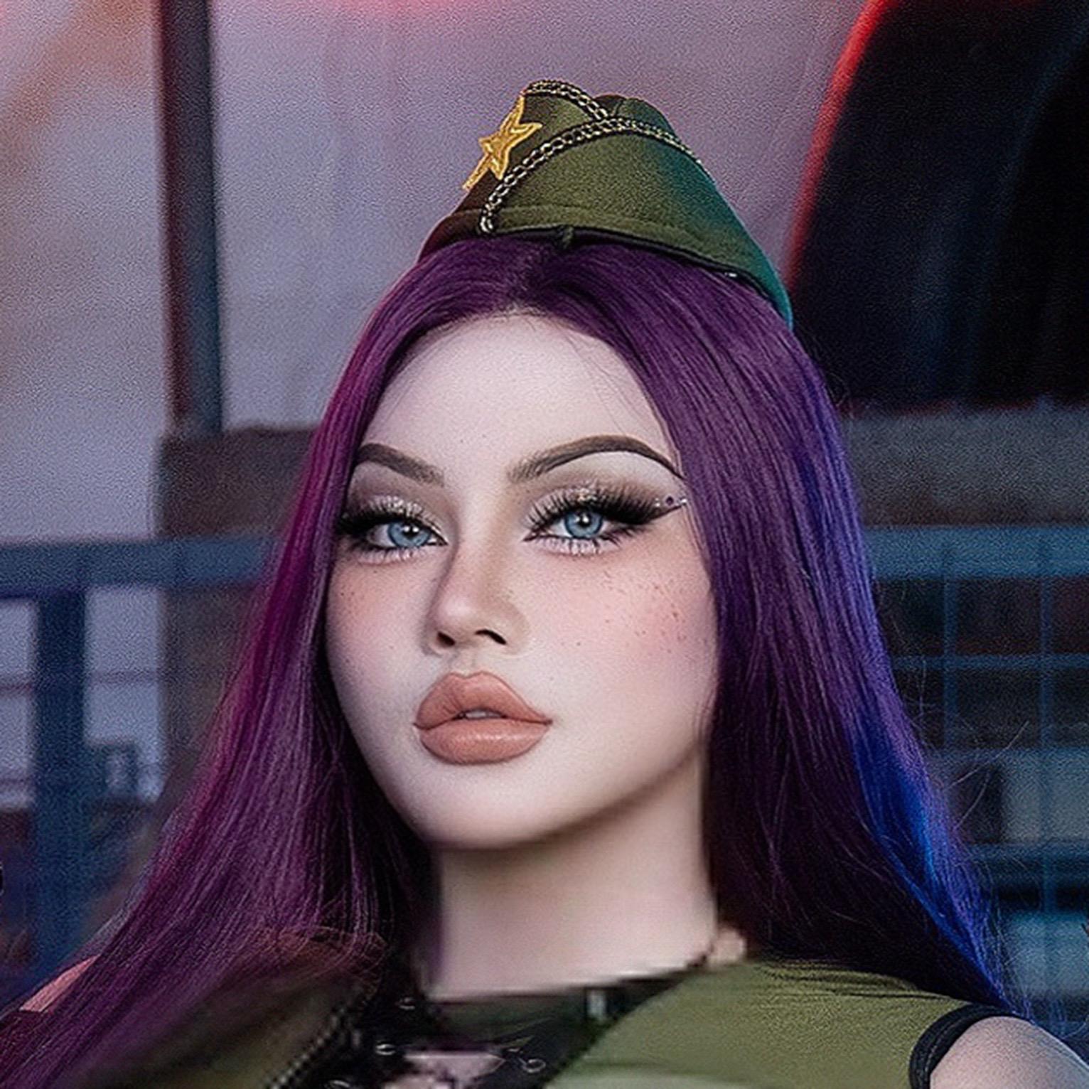 万圣节cos妆。不是AI