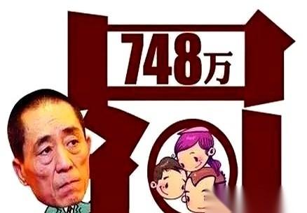 你以为748万是罚款？不。对张艺谋来说，那是他给老婆孩子买的一张，能光明正大