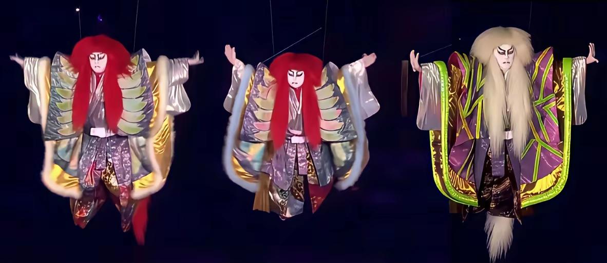 小日子又来吓人了[？？？]今年的亚运会开幕式和五年前的奥运会一样，画风都十分