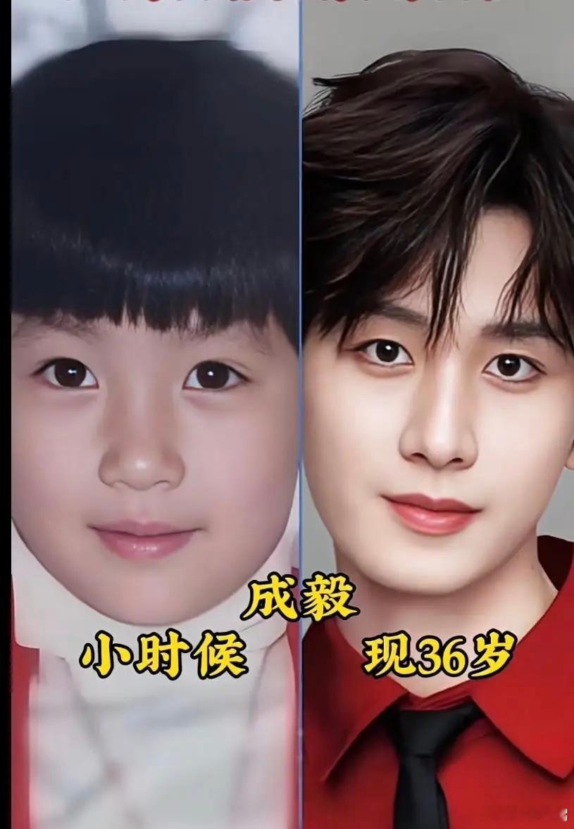 陈晓肖战白敬亭李现杨洋任嘉伦成毅窦骁林更新张新成小时候与现在颜