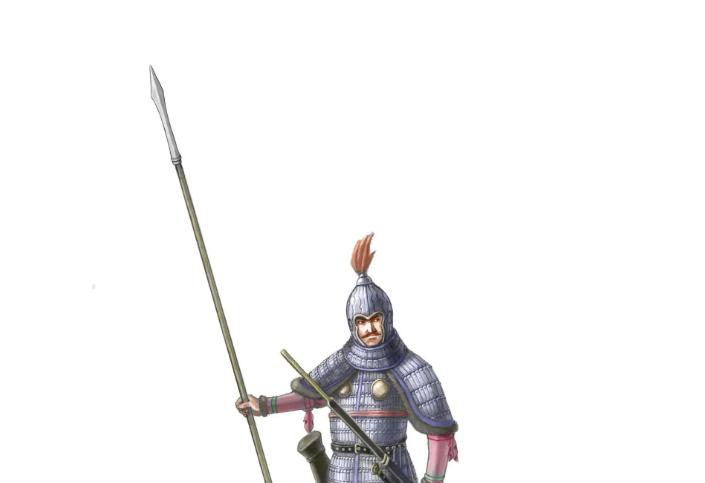 千户彭友文手持长枪，与100明军步兵进行格斗，还能击杀十几人，武力值了得！