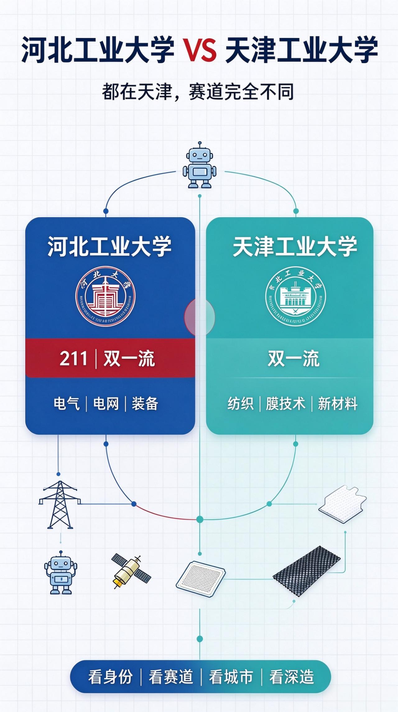 河北工业大学和天津工业大学到底怎么选？先说河北工业大学，它是河北省属的211