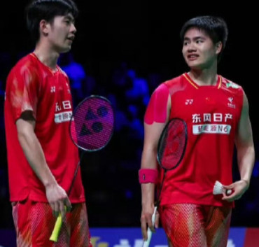 2026年中国羽毛球公开赛梁伟铿/王昶2-0哈里哈兰/阿琼，成功晋级16强下轮