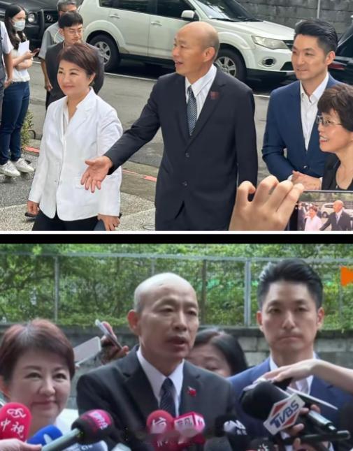 没想到啊，台中市长卢秀燕今天竟然当着立法院长韩国瑜、台北市长蒋万安，以及新北、桃