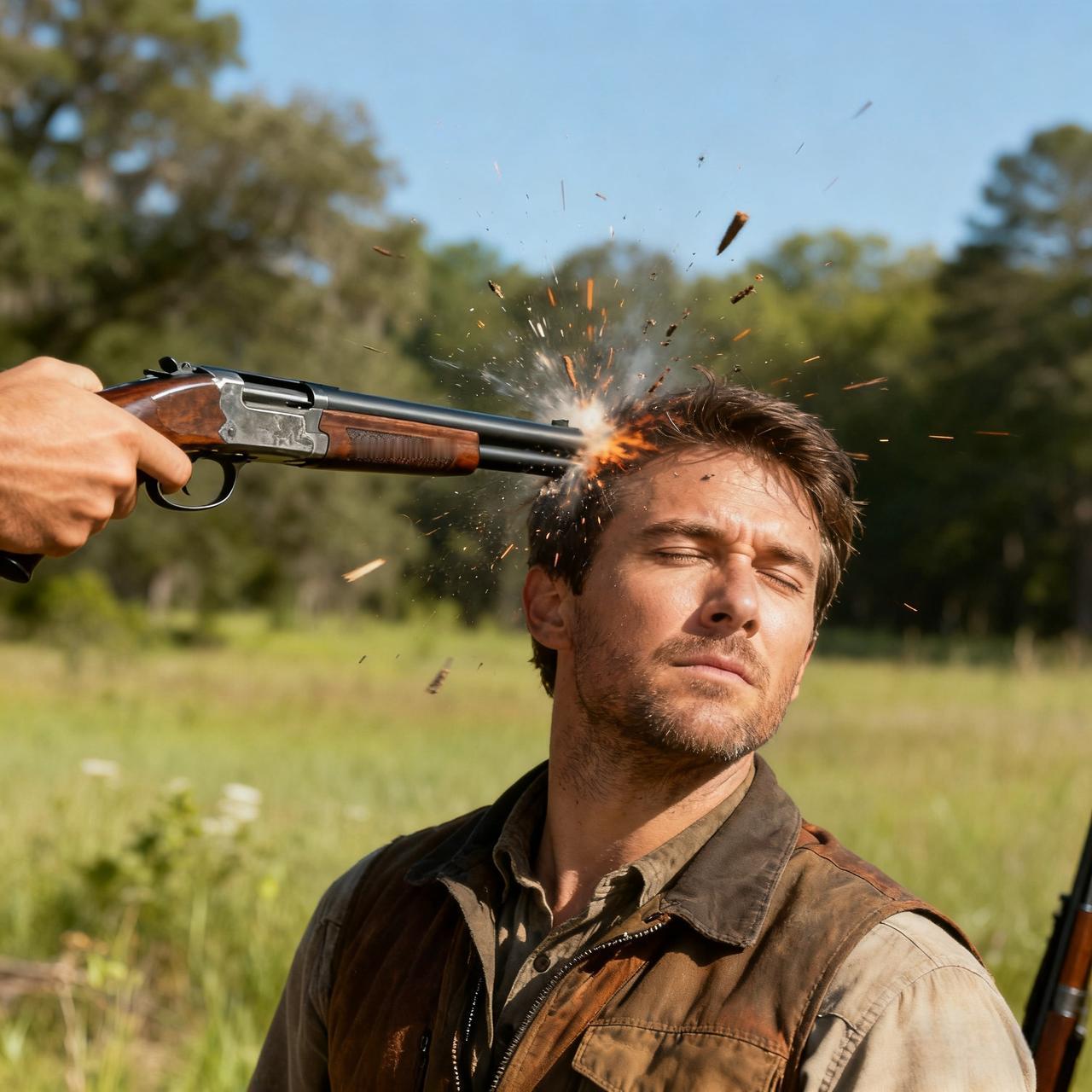 湖南一男子夜钓被当成猎物遭枪击，家属：4名打猎者开枪击中脑部；涉案4人已被警方控