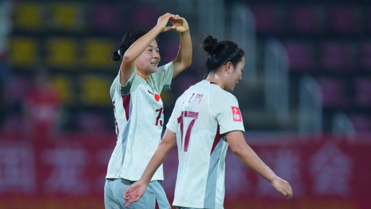 #中国U20女足三连胜晋级八强#【三连胜！U20女足亚洲杯中国队战胜泰国队晋级8