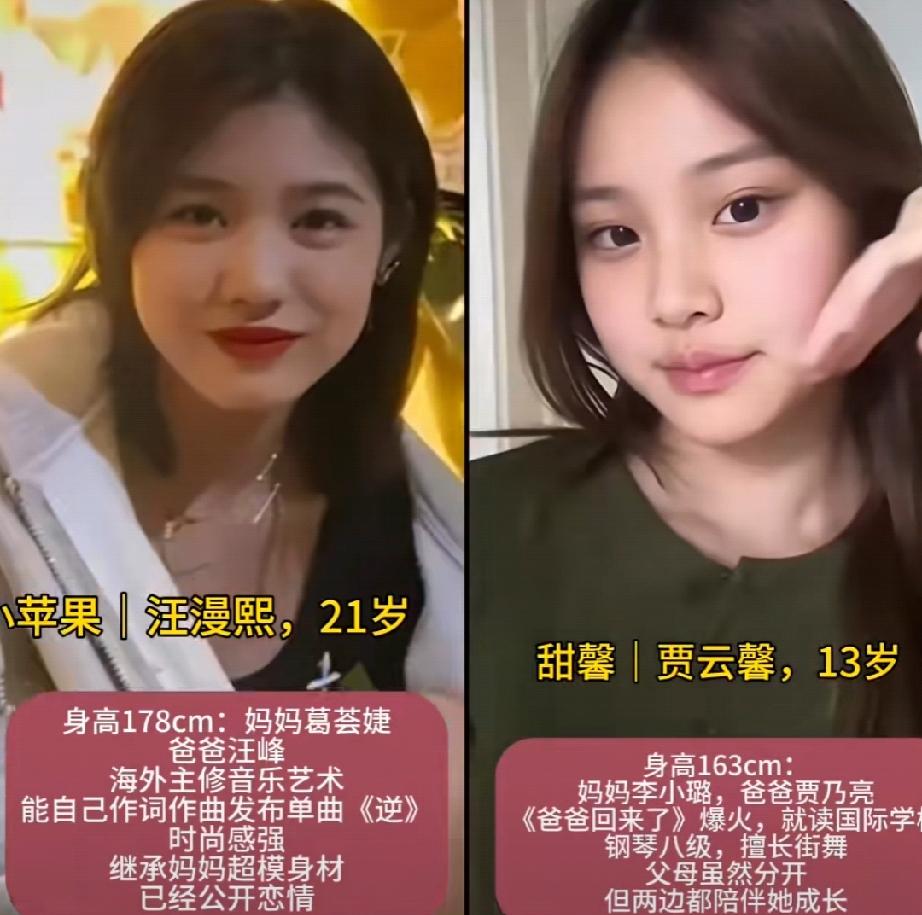 盘点高颜值星二代，谁遗传了爸妈的神仙颜值？星二代高颜值明星儿女娱乐圈明星背后的故
