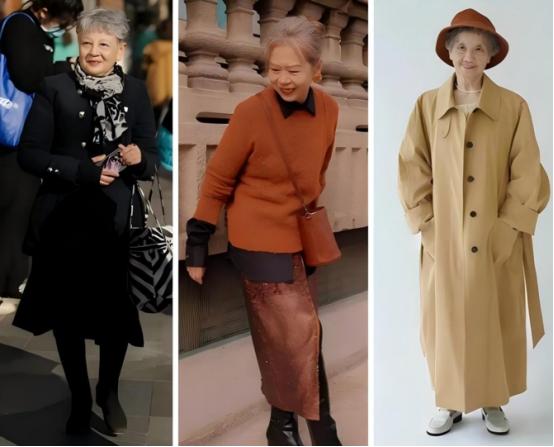 哇塞！被70岁奶奶们的穿搭惊艳到了，原来六七十岁的年纪还能穿的如此优雅。“岁