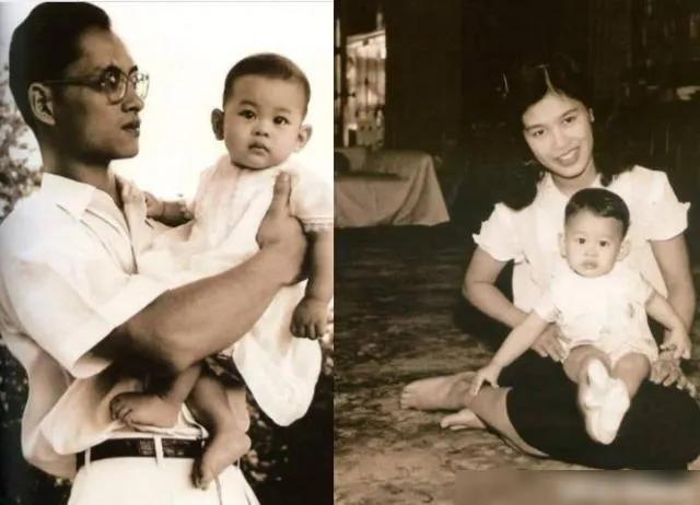 泰王小时候好萌，小时候的提帮功还有点像泰王，不过再长大一点的他又龅牙又呆憨，一点