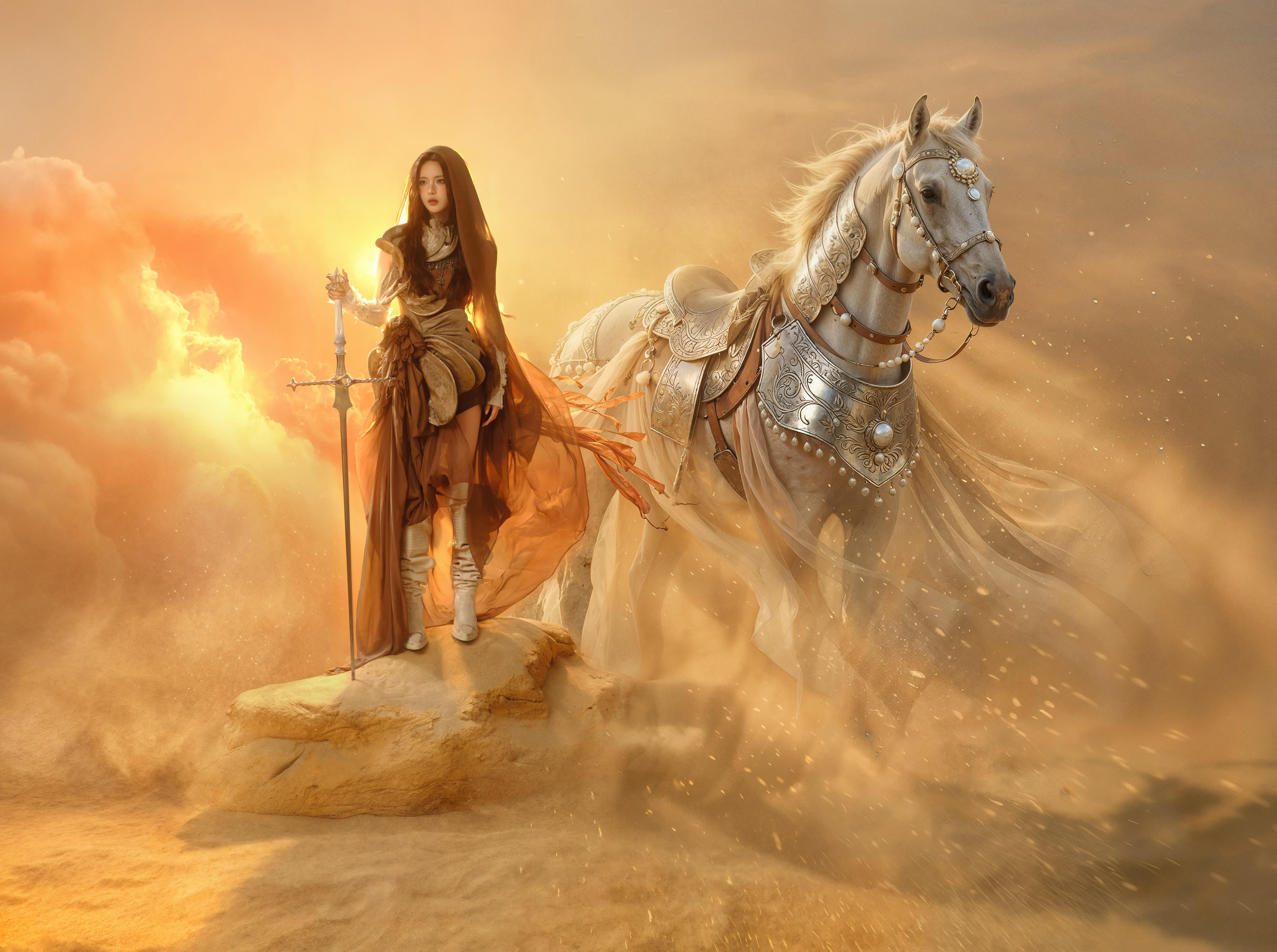 杨超越新年写真绝了完全废土破晓女神