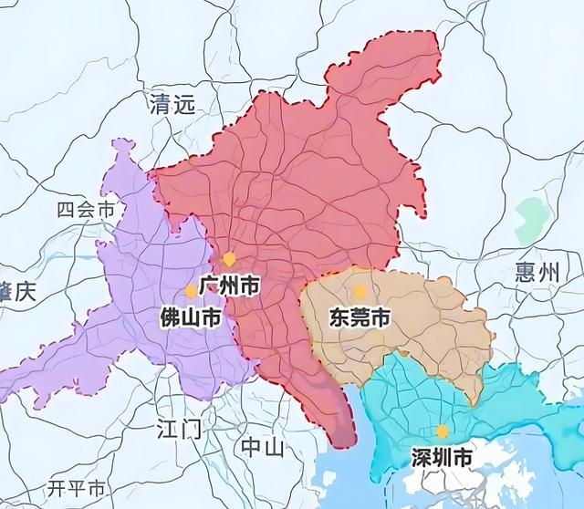 对广州来说，佛山排第三还是东莞排第三，反正就是左右手的事。东莞上来了，广州更有