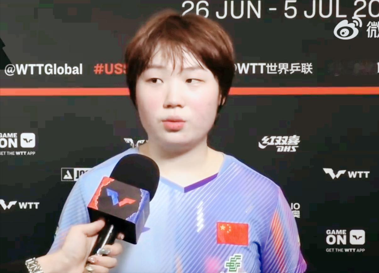 蒯曼为什么错失10个赛点？赛后采访说了实话！记者说：今天七局四胜，坚持到了