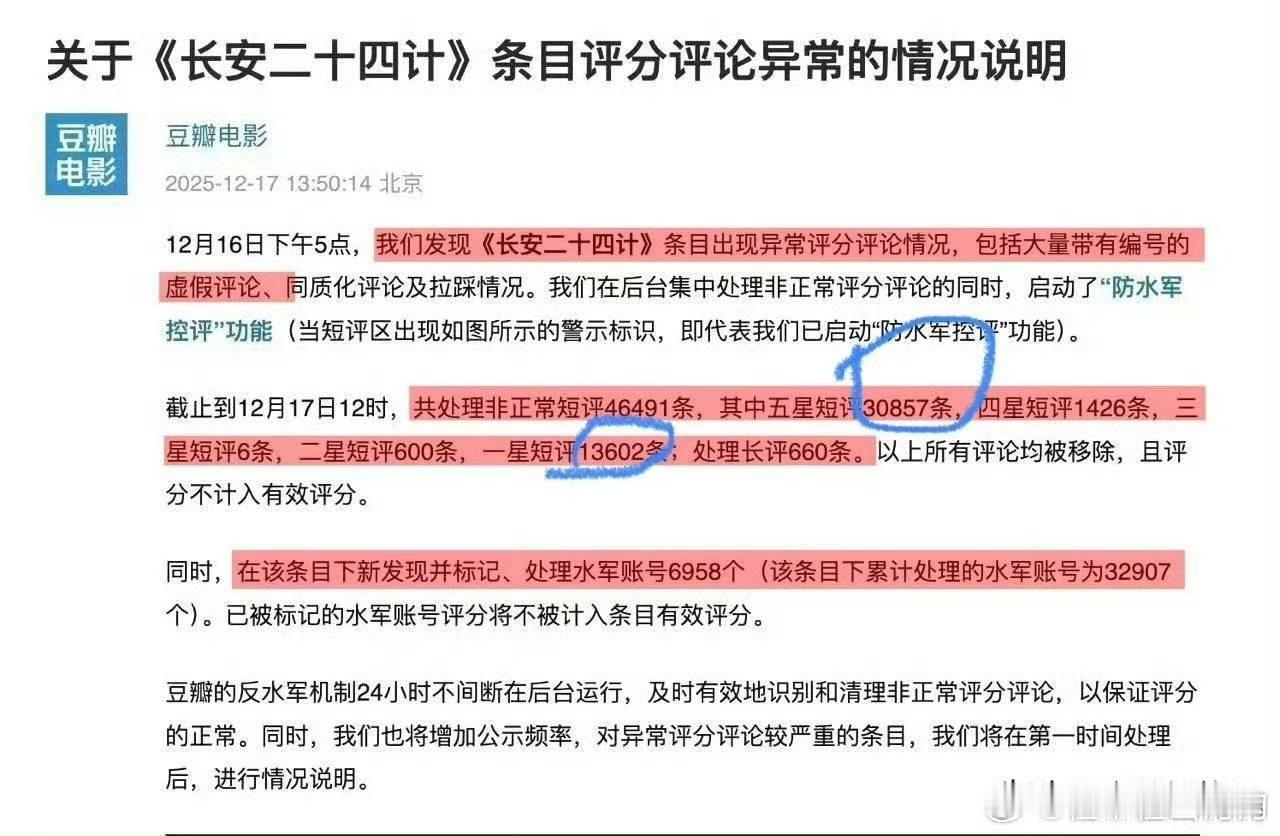豆瓣竟然可以公然买氵，5星4星评论都是带序号的，有组织的，要不是被网友举报，估计