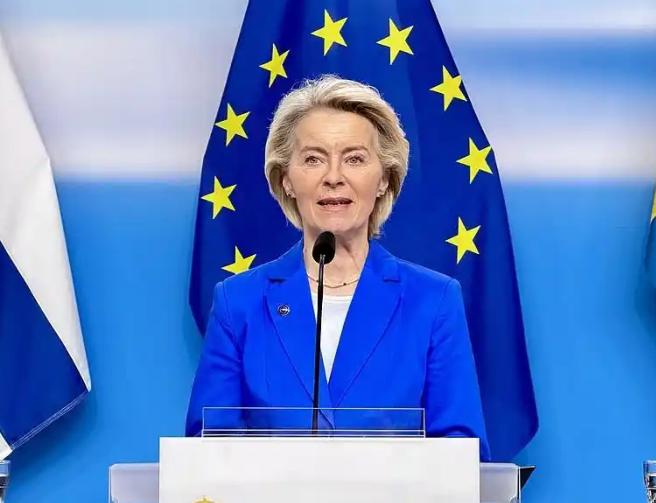 欧盟委员会宣布了！ 11月26日，欧盟委员会主席冯德莱恩在欧洲议会的表态炸了