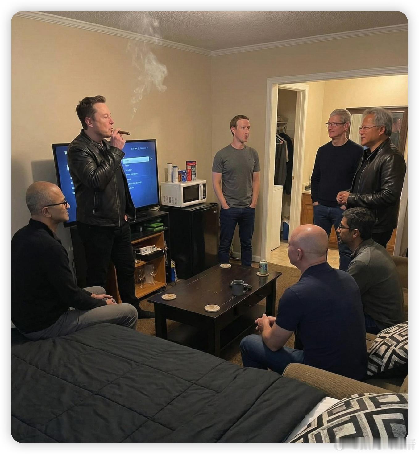 图中的大佬你认识几个？来吧，说说看。