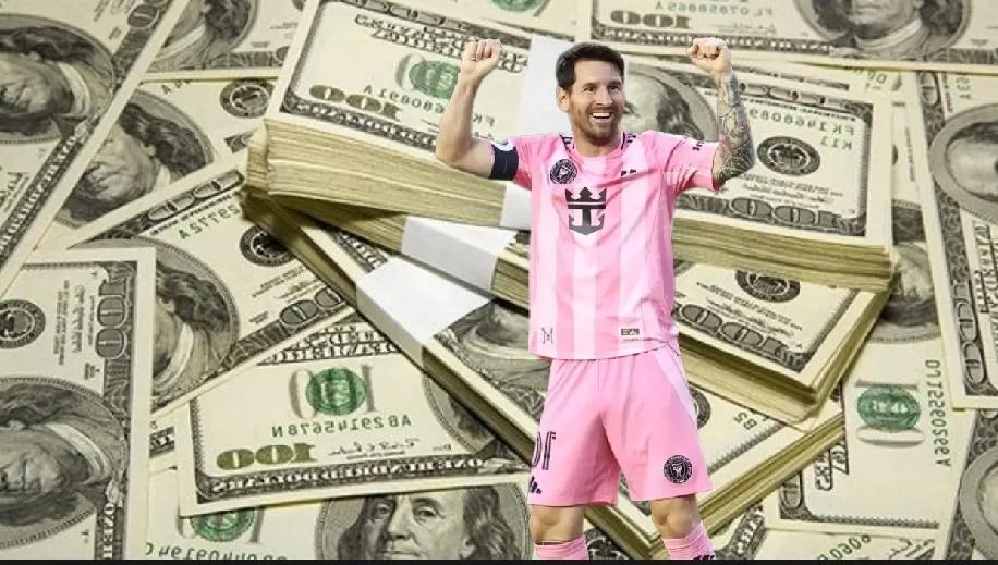 有一说一，原来梅西早就不差钱！1；美职联赛给出3年赚了9000万美元；2