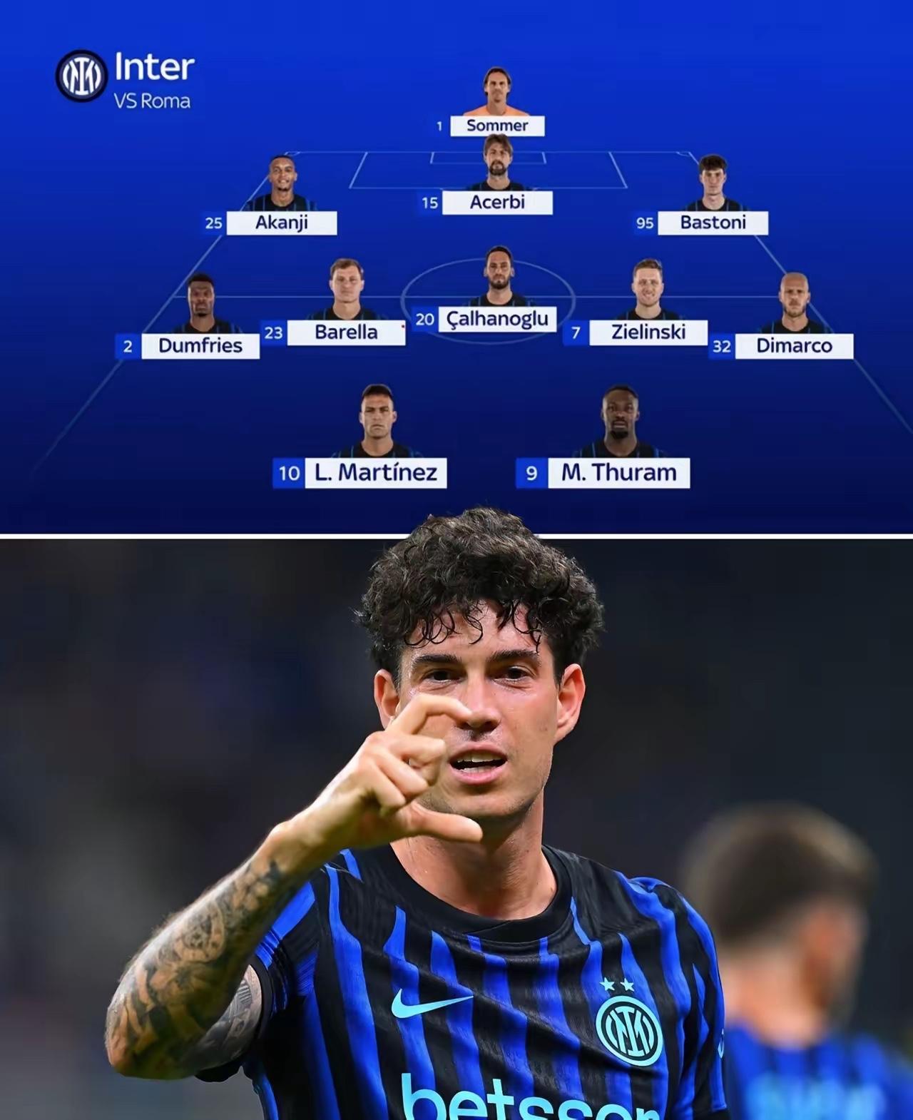 最己阵，全力出击！国际比赛日结束，意甲第31轮即将开打。排名榜首的国际米兰主场迎