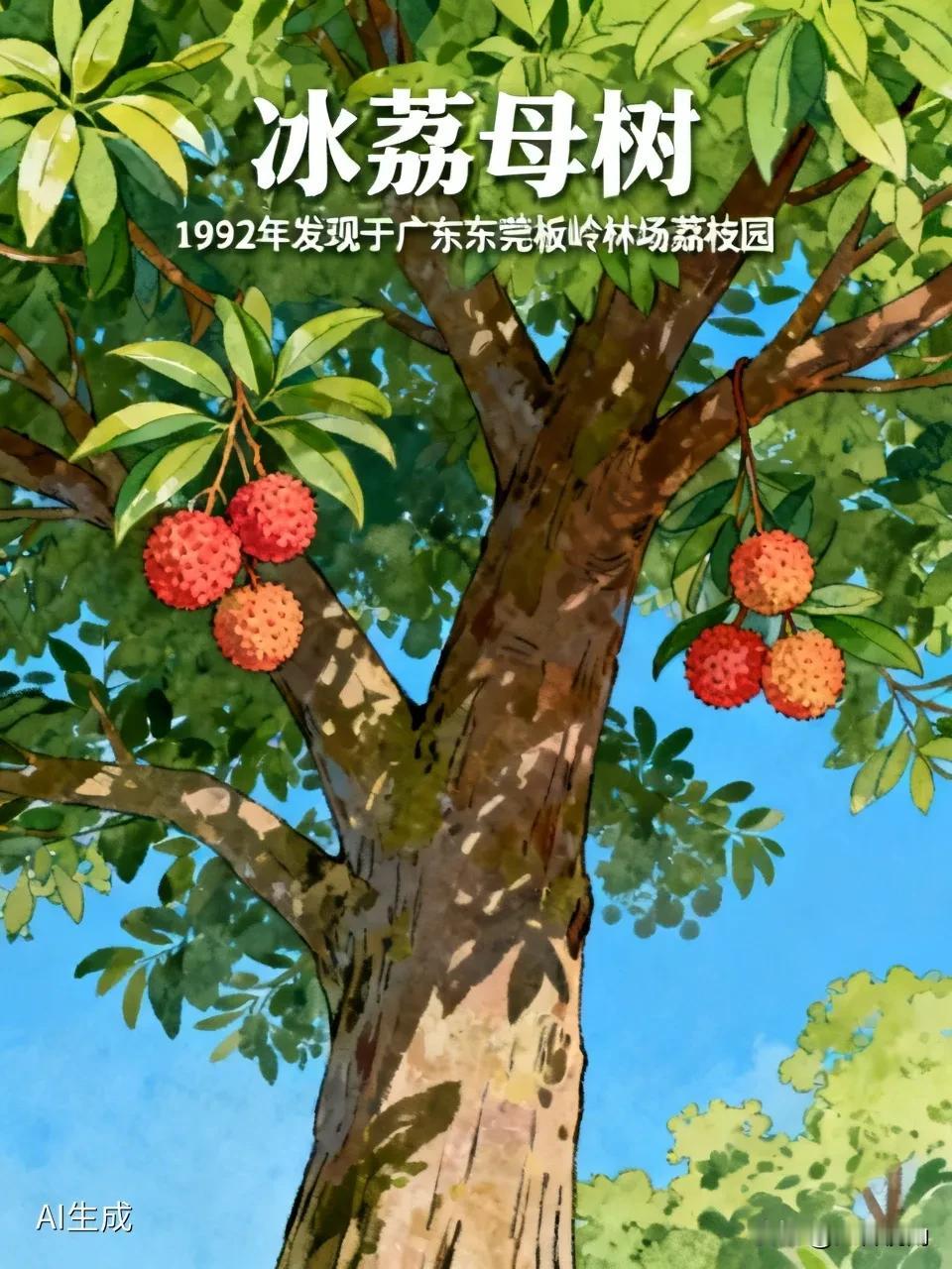 冰荔母树是冰荔品种的起源植株，对冰荔品种的繁衍和发展意义重大。以下为你详细介绍：