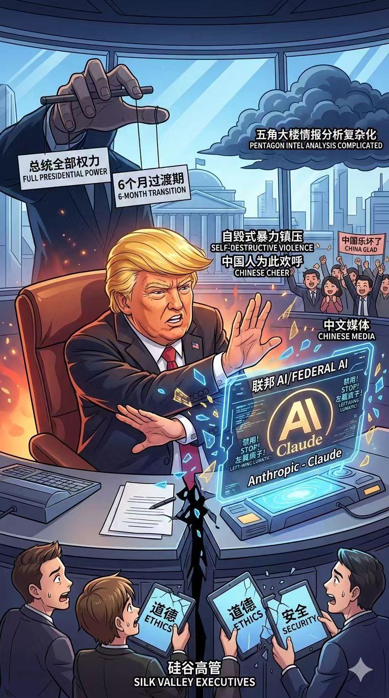 朋友们！懂王这次的操作，算是真把美国科技圈的精英们给看傻眼了。明明可以直接拿钱搞