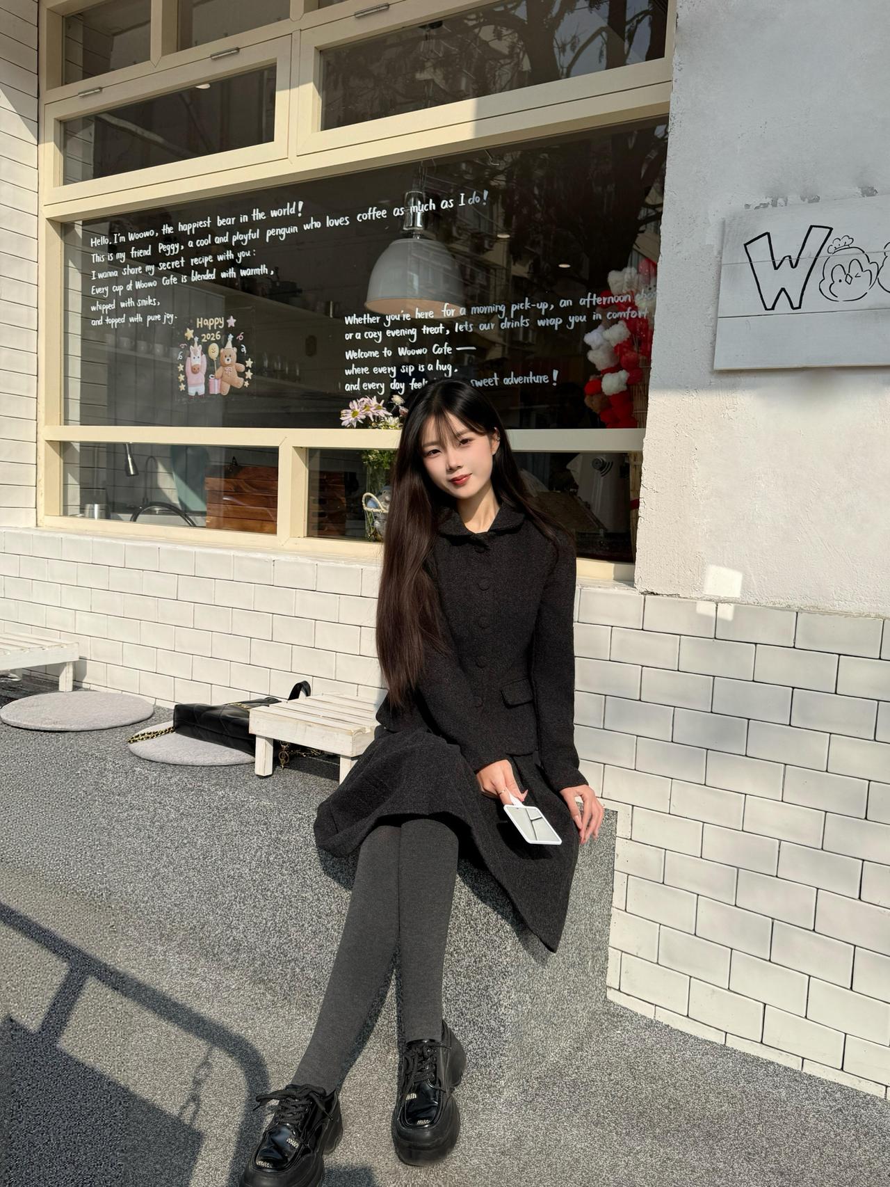 哈哈这套好韩系~ootd穿搭~