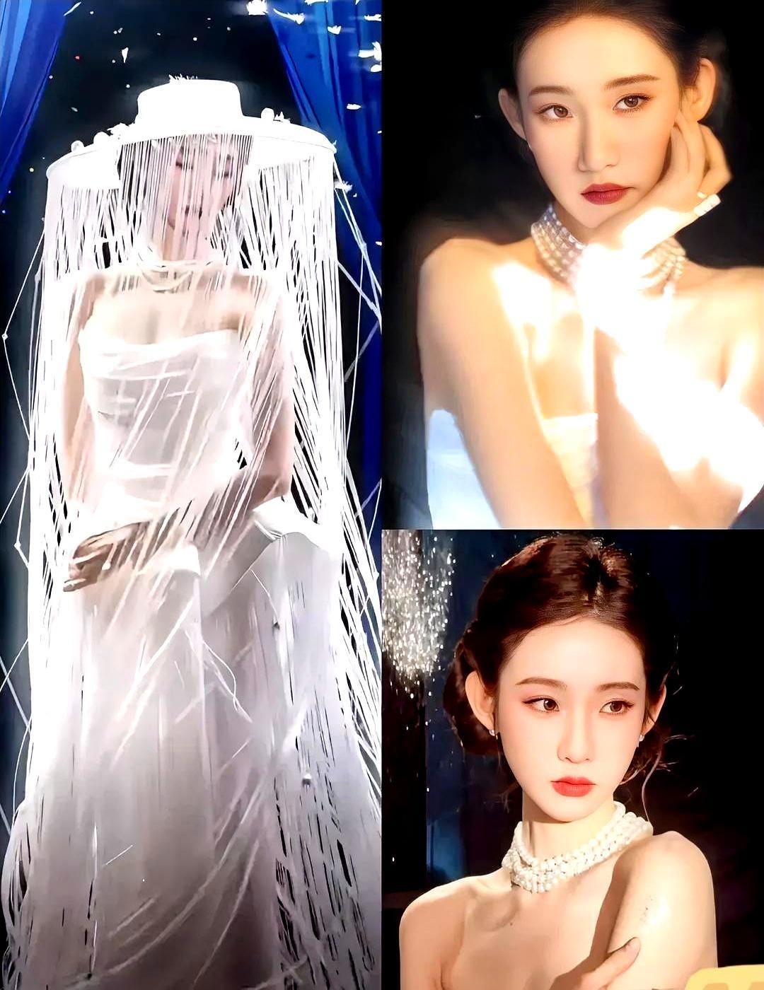 微博之夜那件“仙山雨”，根本不对外卖，品牌方只肯借给张艺凡一个人。日本婚纱