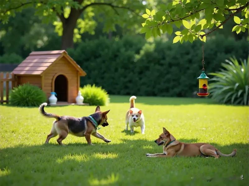 自然景下的狗狗们