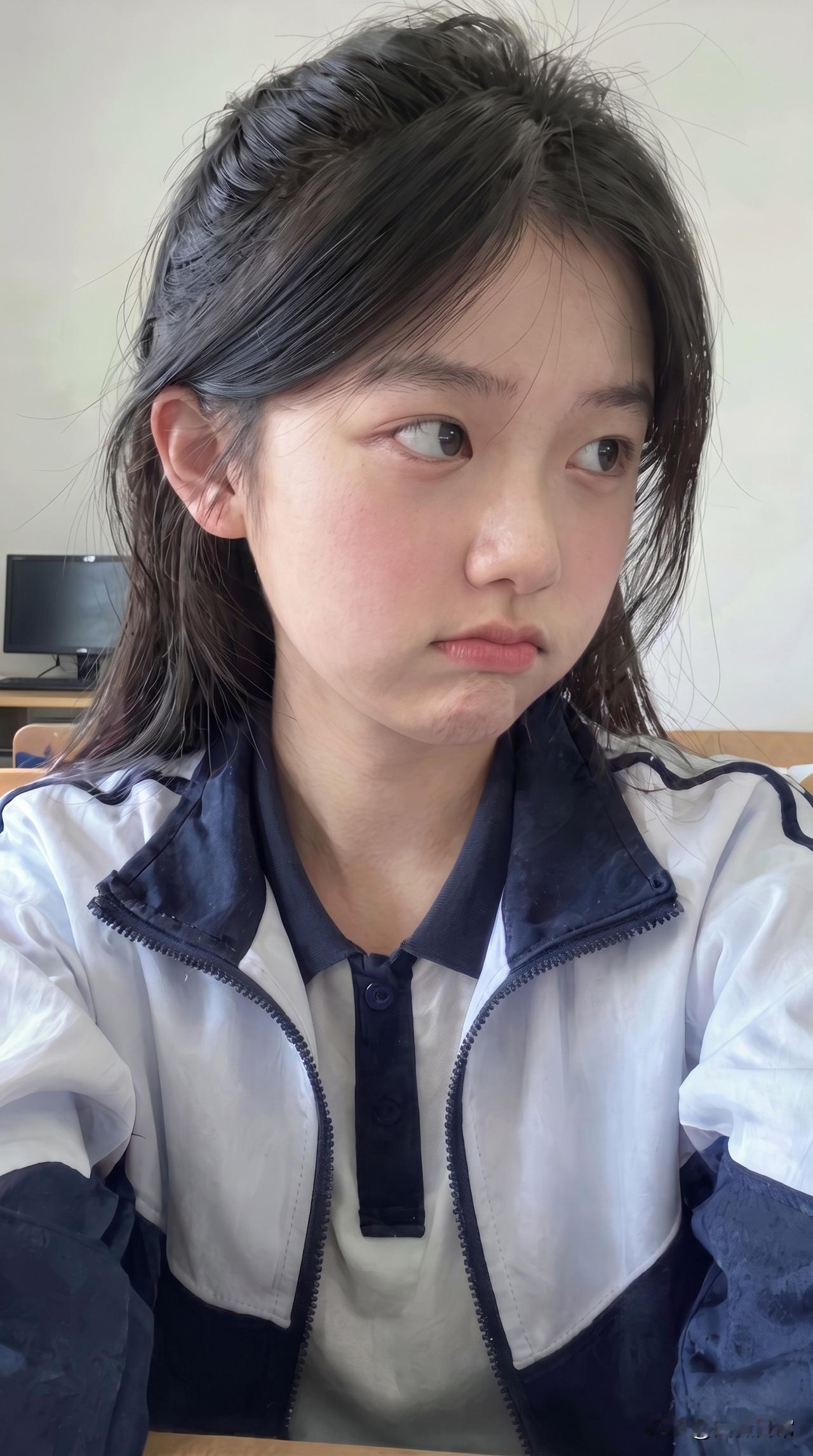 以前觉得校服丑，现在觉得那是最好看的衣服翻到以前的照片，穿着蓝白相间的校服，站