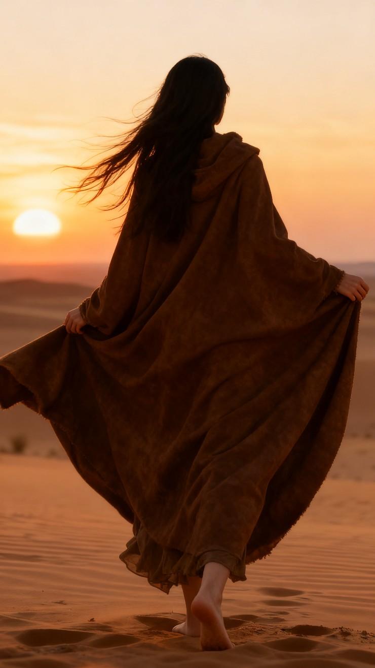 今日美图：沙漠风情！美图随手拍有哪些氛围感壁纸沙漠风景照沙漠照片落日