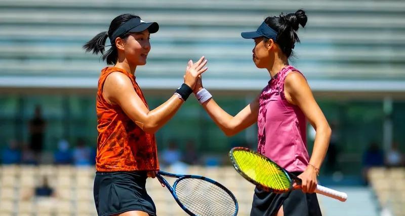 王欣瑜/郑赛赛昨天10日2025WTA1000罗马站战况昨天5月10日，中国女