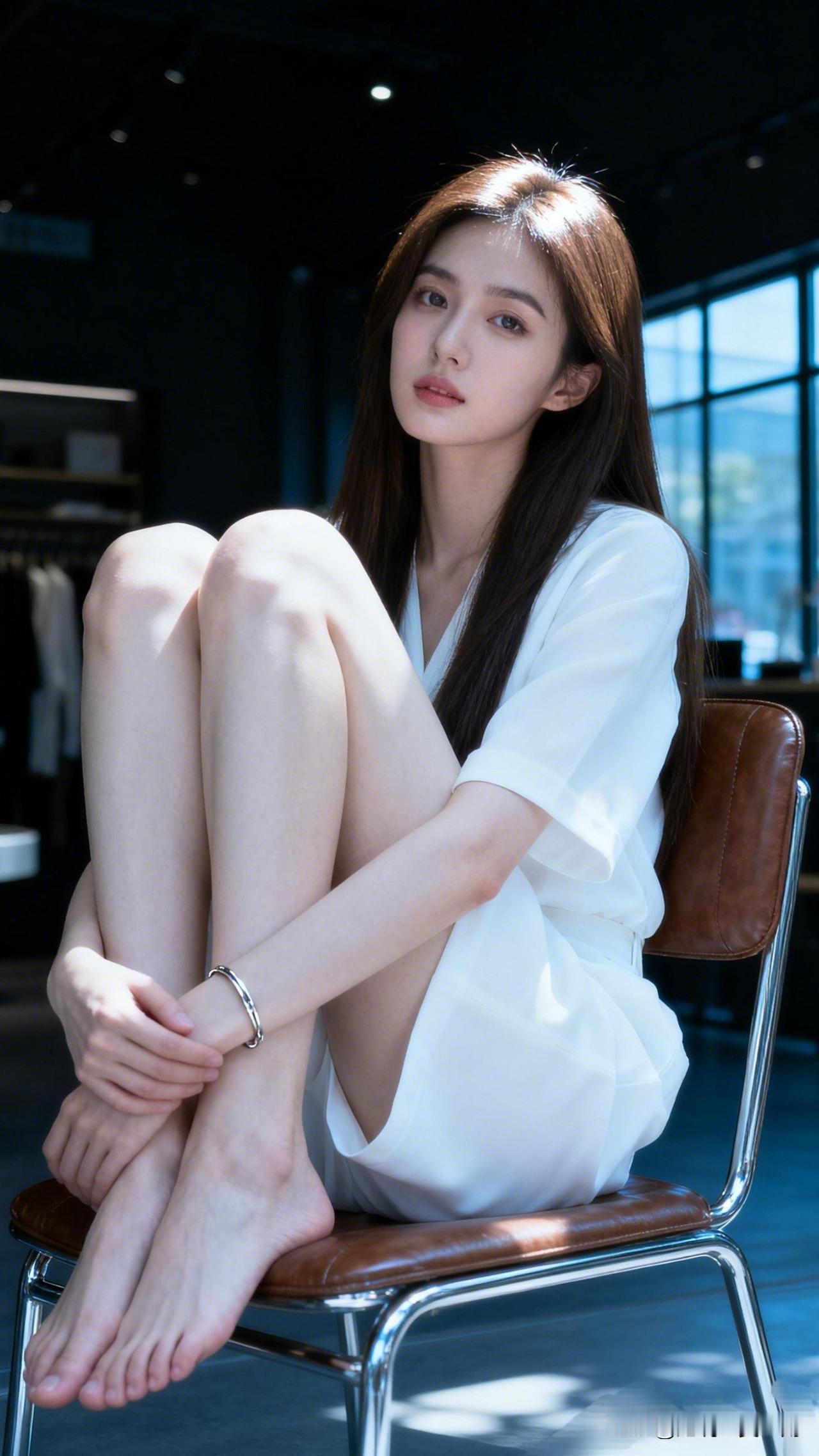 红袖添香夜，月色入梦来。什么样的穿搭可以成为气质女神?温柔少女风，白色连衣裙，