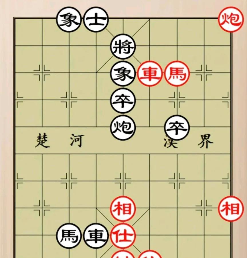 拔簧马的威力不小，两就绝杀的棋，还有三种变化，所以下象棋真是要有三维想象空间，超