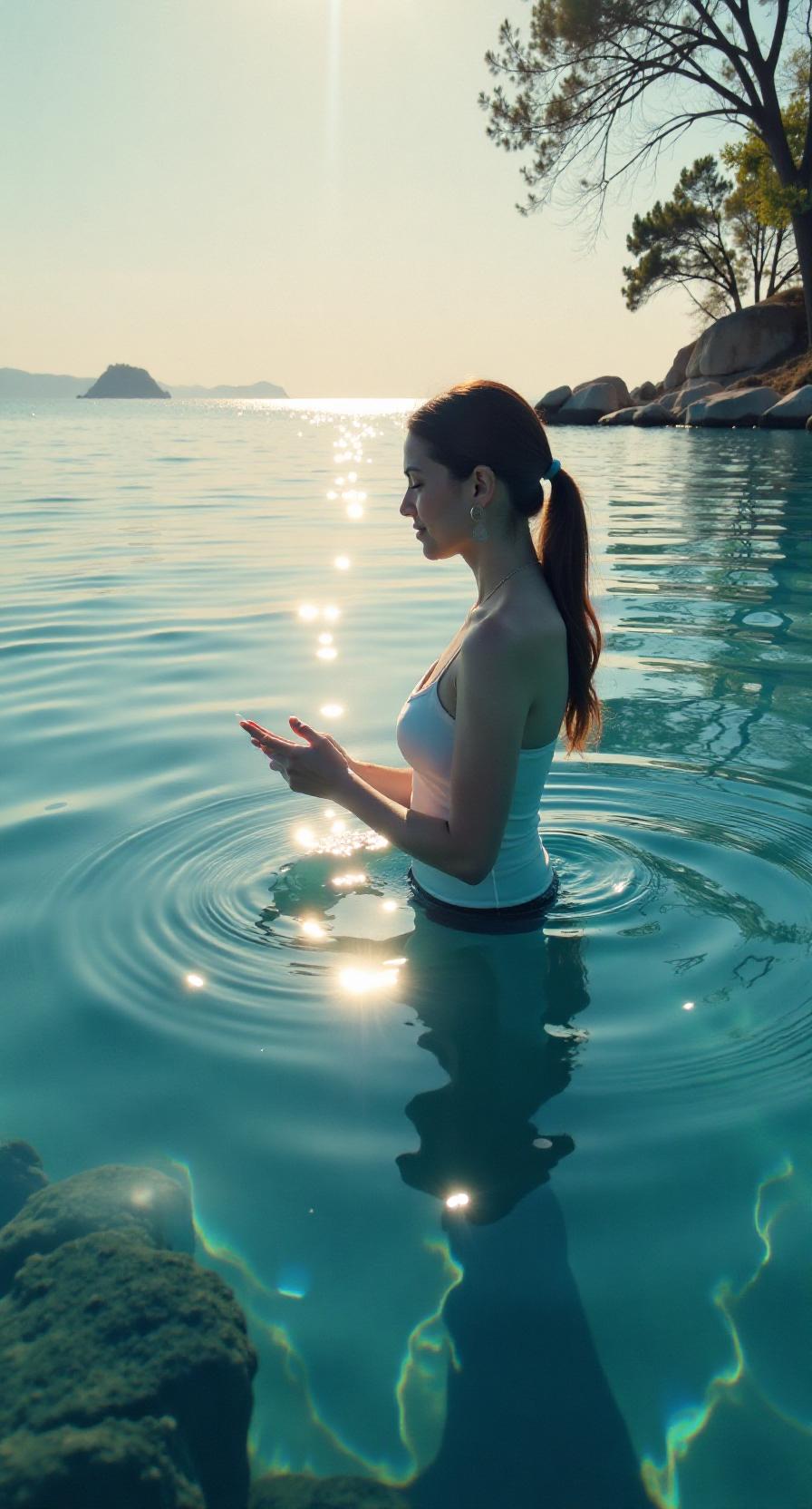 青山藏画意，谁有下联碧水映诗情