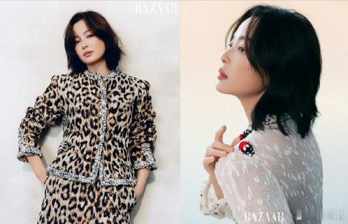 辛芷蕾芭莎封面大片威尼斯获奖后退回安静的她，在芭莎大片里好有魅力，敢慢下来的勇