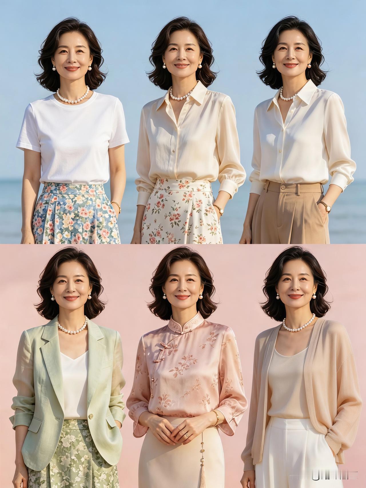中年女人戴珍珠项链，这6种搭法最提气质，好多姐妹只学会了第一种好多姐妹戴珍珠