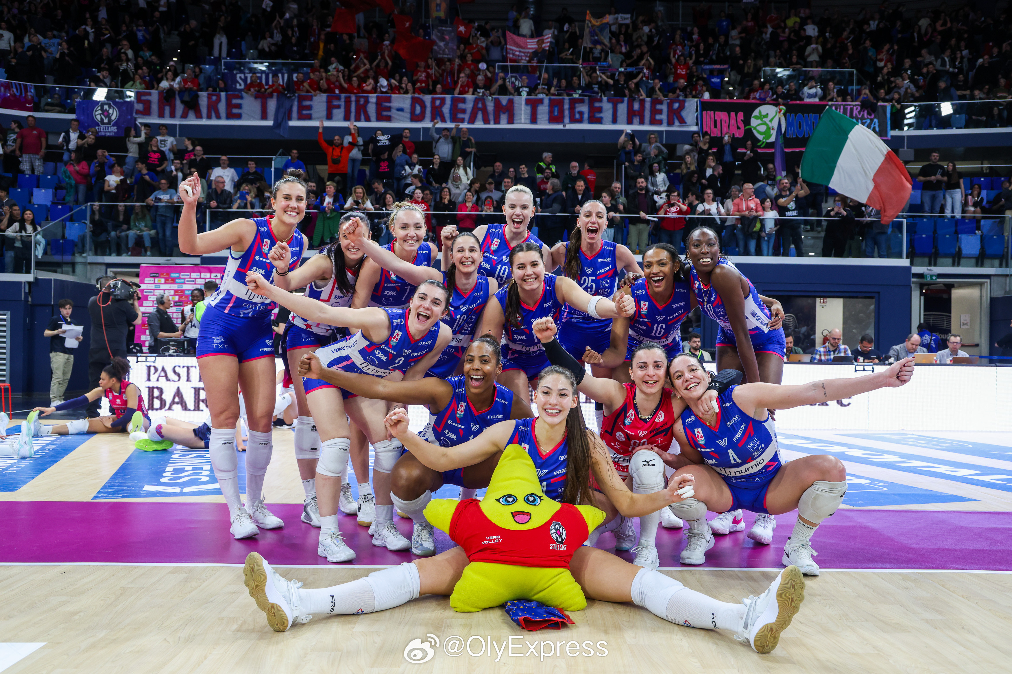 【意甲女排米兰3-1击败斯坎迪奇进决赛埃格努35分MVP】国际排坛战报速递3