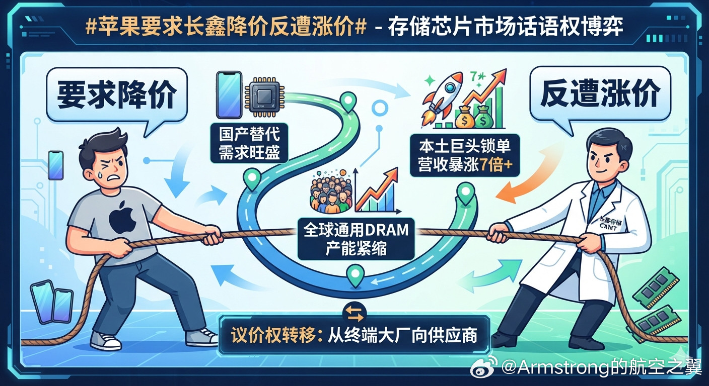 苹果要求长鑫降价反遭涨价苹果公司在与长鑫存储的移动DRAM采购谈判中压价失败，