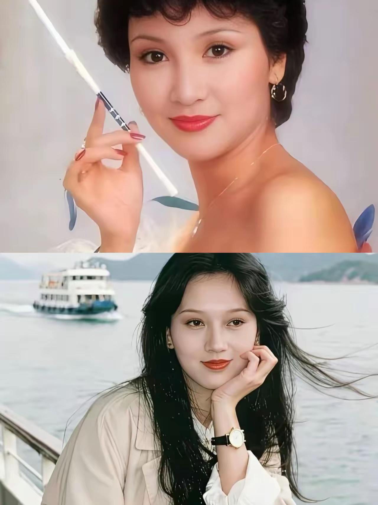 偶然从网上看到，真的惊叹美女都是有相通之处的，狄波拉和赵雅芝姐妹一般。不同