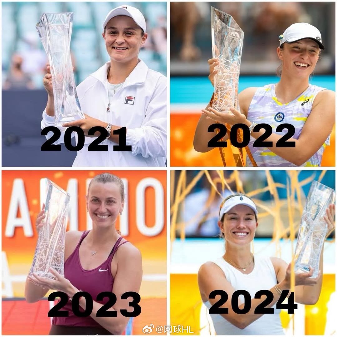 2000-2025迈阿密女单冠军，你对哪年印象最深？2025年：萨巴伦卡 20
