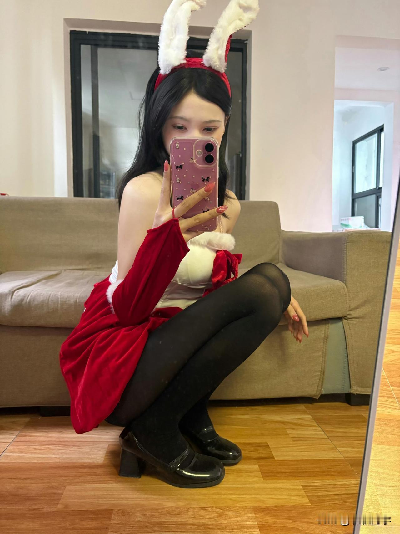 圣诞套装已经准备好了很合身