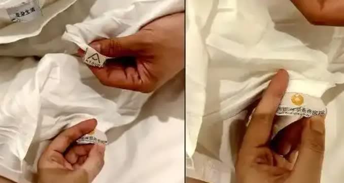 【你敢睡吗？酒店枕头上印着医院Logo】近日，有网友在杭州西溪亚朵酒店入住时，