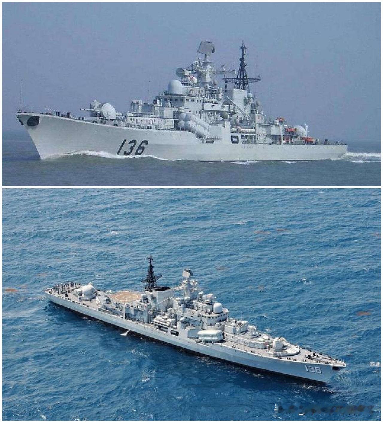 原来136号“杭州舰”已经改装这么久了——136号“杭州舰”于2015年下半年进