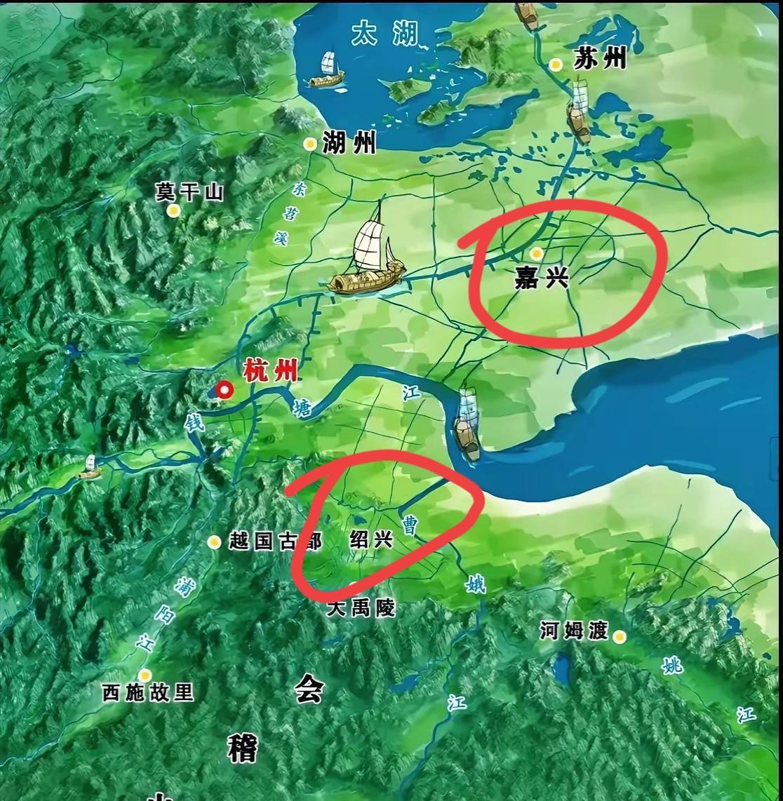 浙江有两座相似的城市，这两座城市就是绍兴与嘉兴，两城不仅经济实力上面，就连民富水