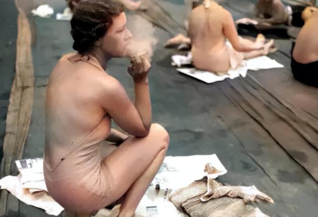 1908年，美国纽约的街头，有两个女人正优雅地吸着香烟，烟雾缭绕之间，享受着片刻