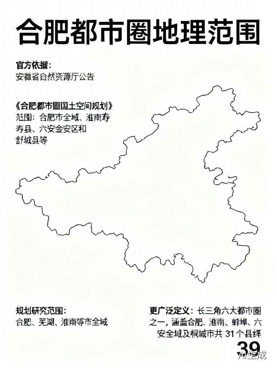 如何确定合肥都市圈的地理范围?确定合肥都市圈地理范围有官方依据。安徽省自然资源