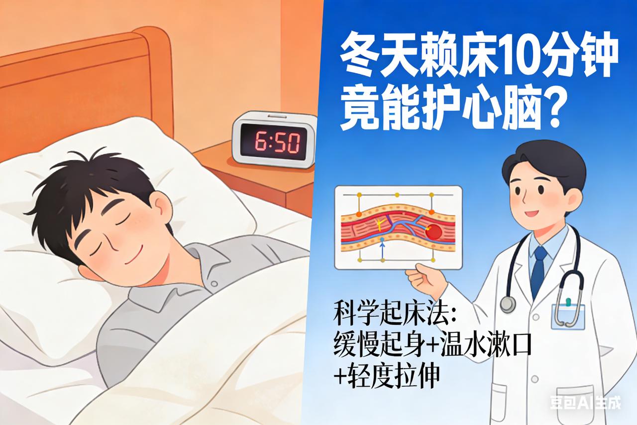 冬天赖床10分钟竟能护心脑？医生揭秘科学起床法这是一篇经过深度润色、兼具文